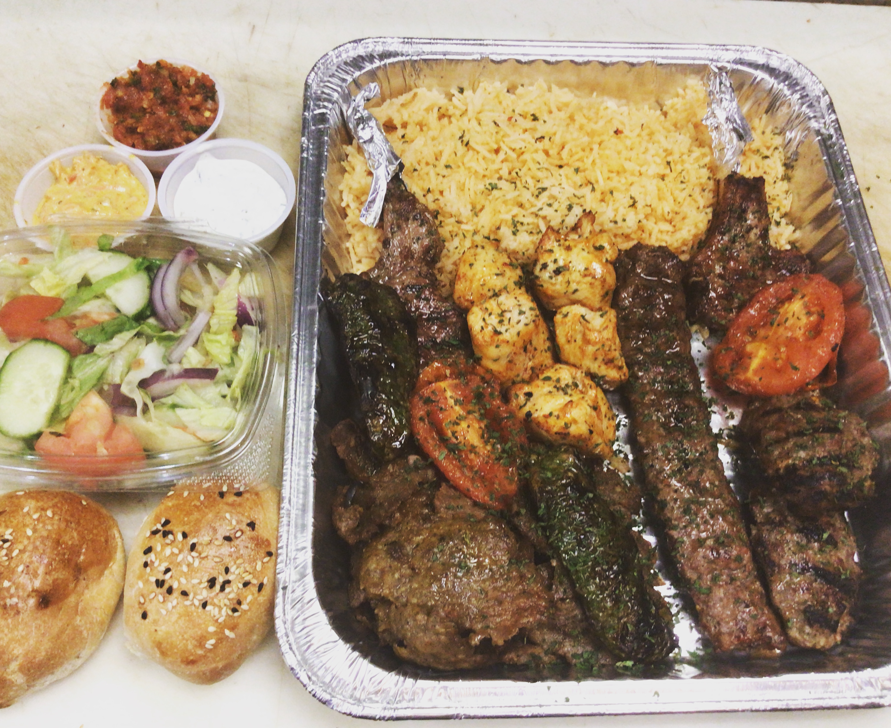 Order Kebab House Mixed Grill For 1-2 food online from Kebab House store, Newport News on bringmethat.com