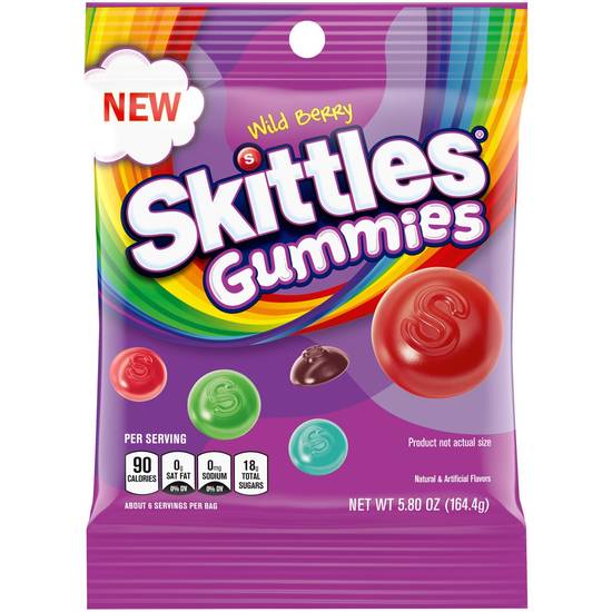 Order SKITTLES Wild Berry Gummy Candy, 5.8 oz Bag food online from Cvs store, MONTEZUMA on bringmethat.com