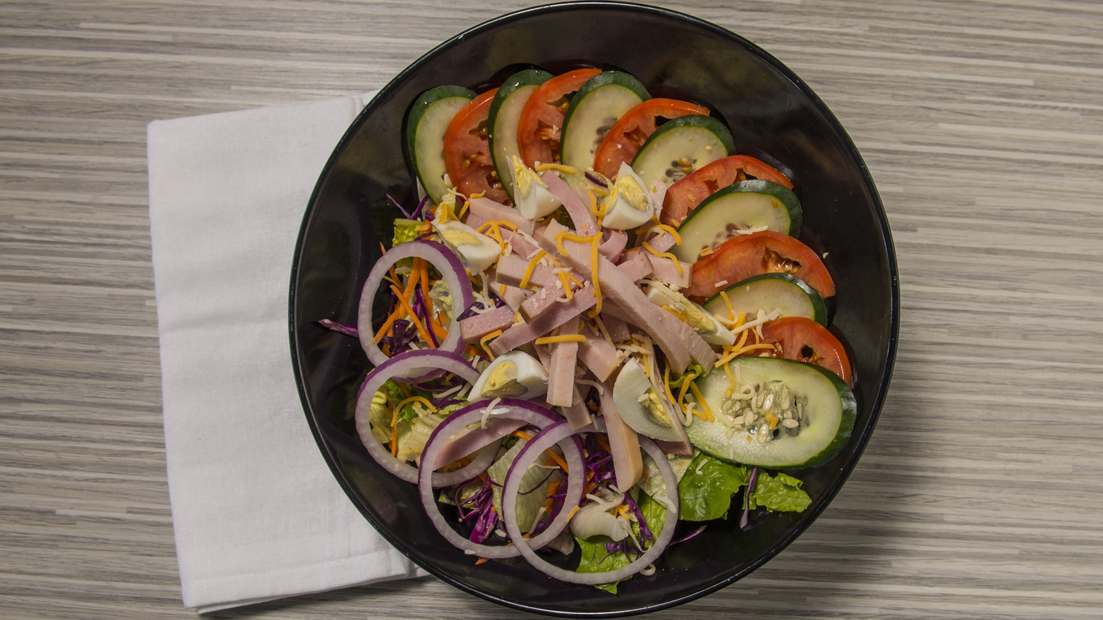 Order Chef Salad food online from OC Burgers store, Fort Worth on bringmethat.com