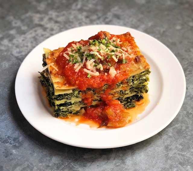 Order Spinach Lasagna food online from Zinc Cafe & Market store, Los Angeles on bringmethat.com