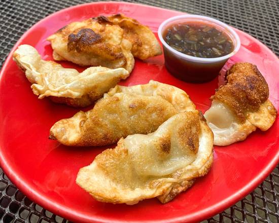 Order Potstickers (6 pcs) food online from Nothing But Noodles store, Huntsville on bringmethat.com