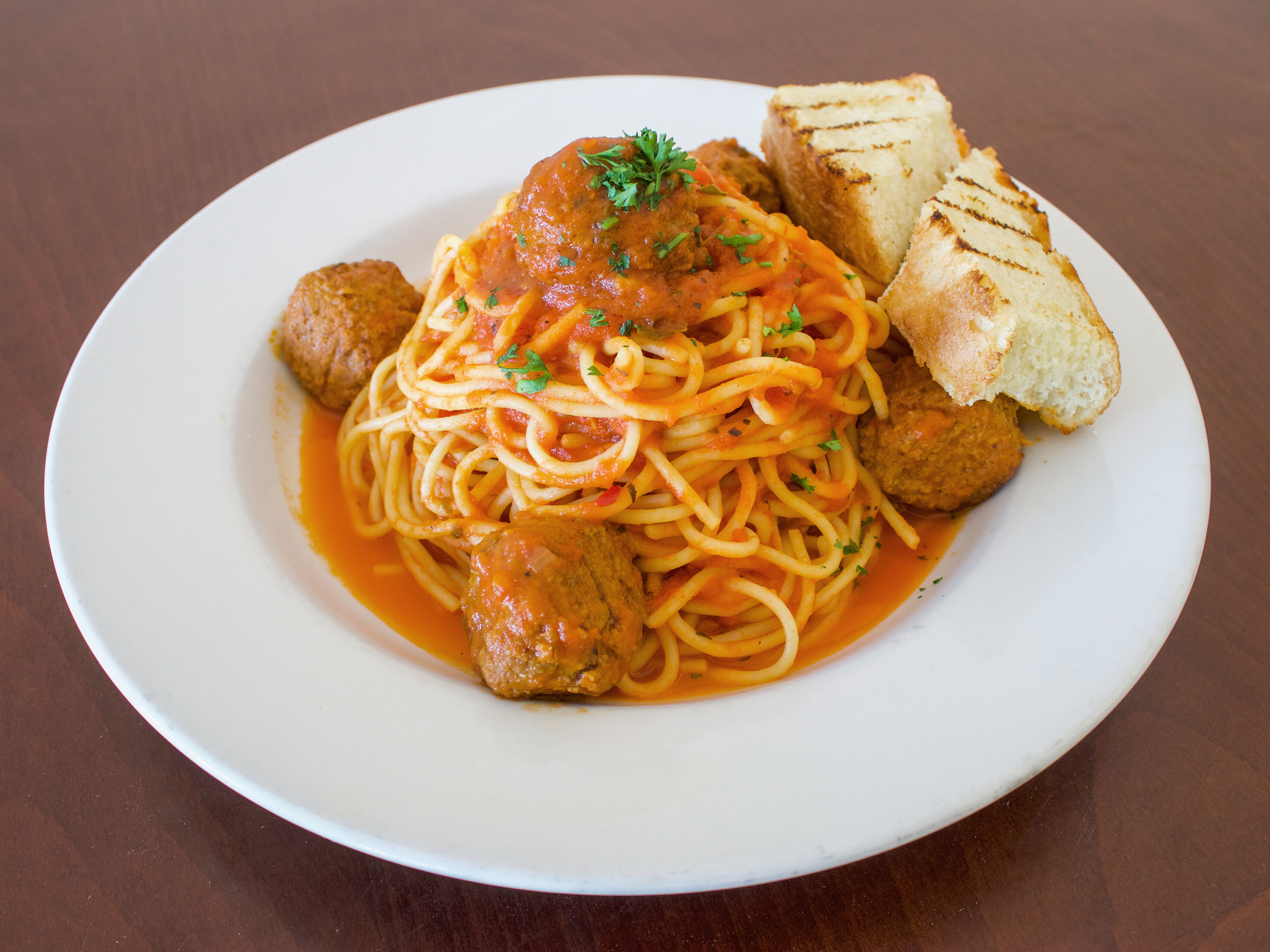 Order Spaghetti with Meatballs Pasta food online from Pasta Bene store, Berkeley on bringmethat.com