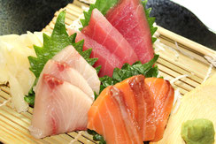 Order 3 Kinds Sashimi Assorted food online from Takuma store, Santa Monica on bringmethat.com