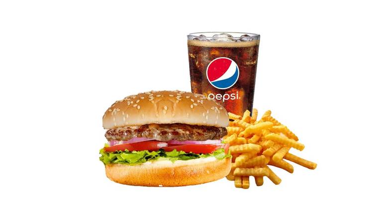 Order #3 Deluxe Burger food online from Super Burger store, Clovis on bringmethat.com