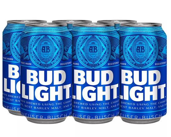 Order Bud Light, 6pk-12oz can beer (4.2% ABV) food online from Windy City Liquor Market store, El Cajon on bringmethat.com