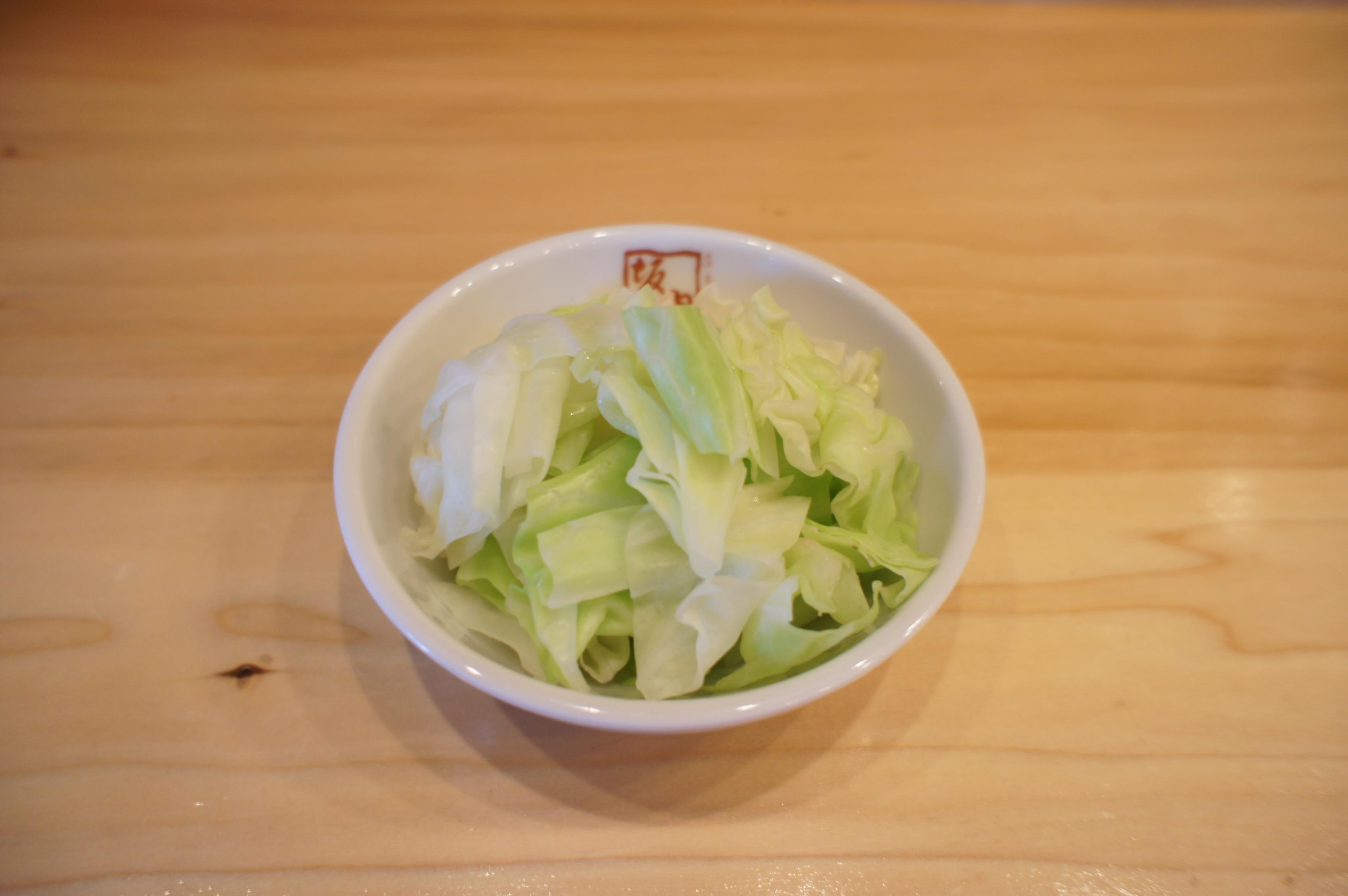 Order Boiled Cabbage food online from Kitakata Ramen Ban Nai store, Fountain Valley on bringmethat.com