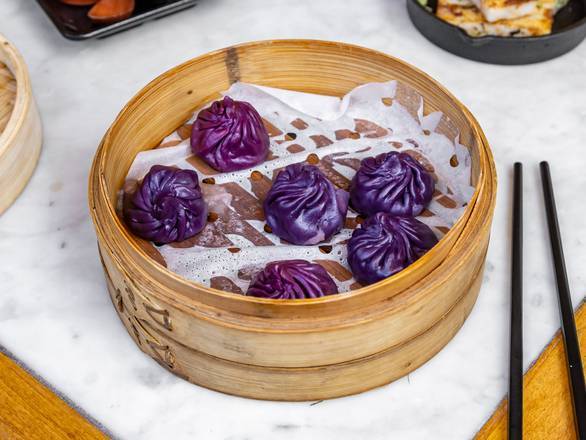 Order Sweet Purple Taro - Xiao Long Bao "On Ni" food online from The Iron-Teapot store, Los Angeles on bringmethat.com
