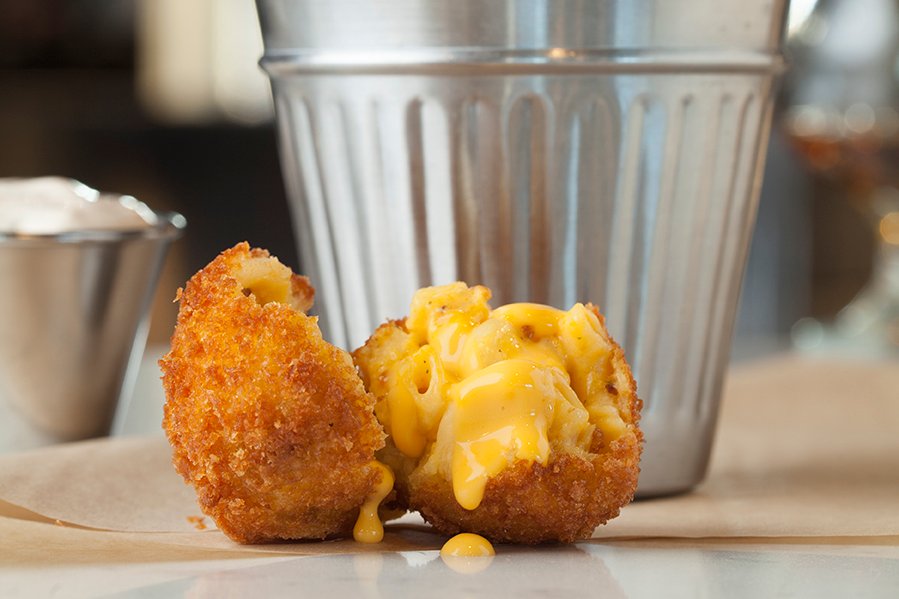 Order Bacon Mac and Cheese Balls food online from Slater's 50/50 store, Las Vegas on bringmethat.com