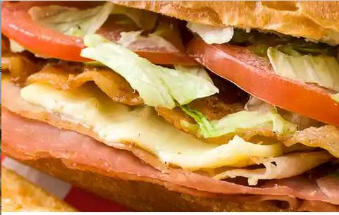 Order Turkey Club Poboy food online from Office Hours Sandwich Shop store, Lafayette on bringmethat.com