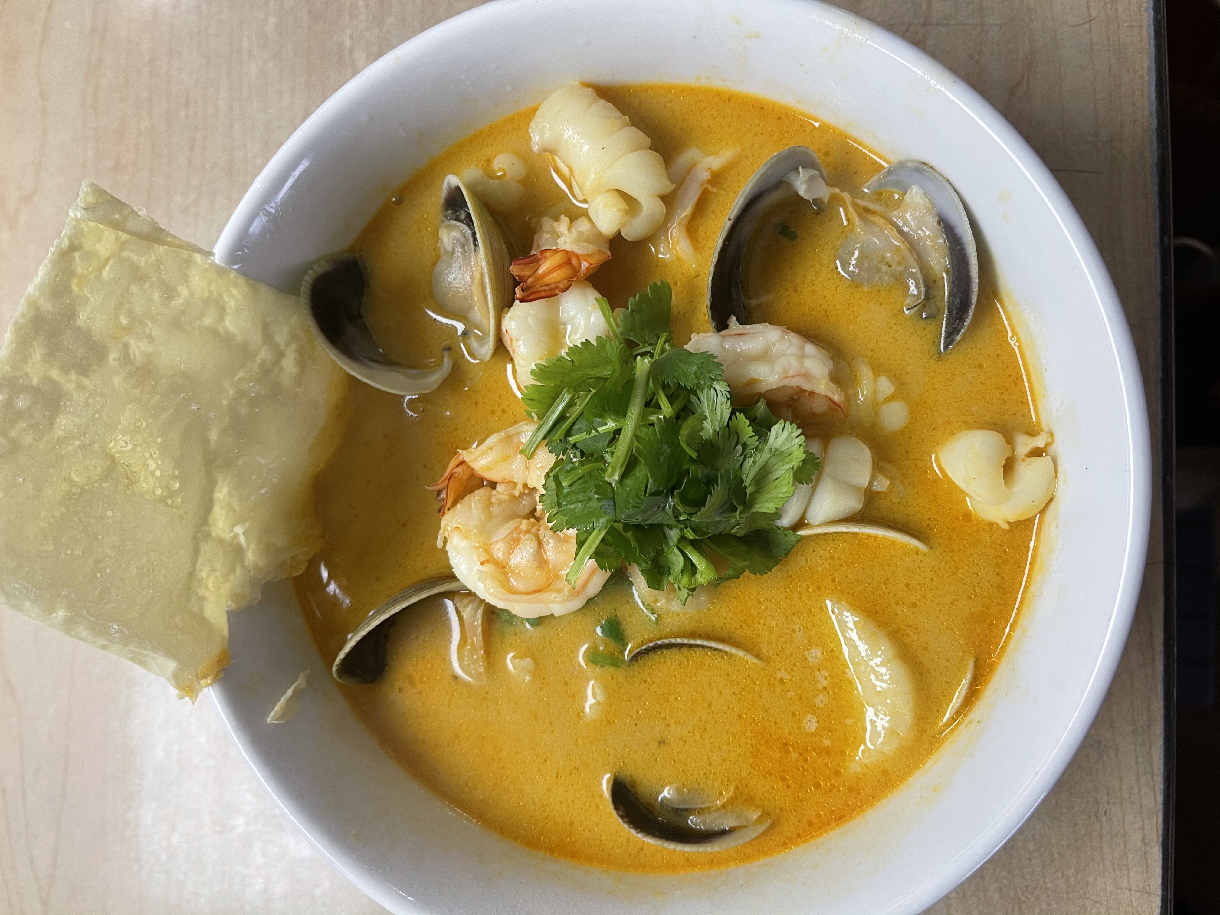 Order Seafood Laksa food online from Mama Chow store, Southport on bringmethat.com