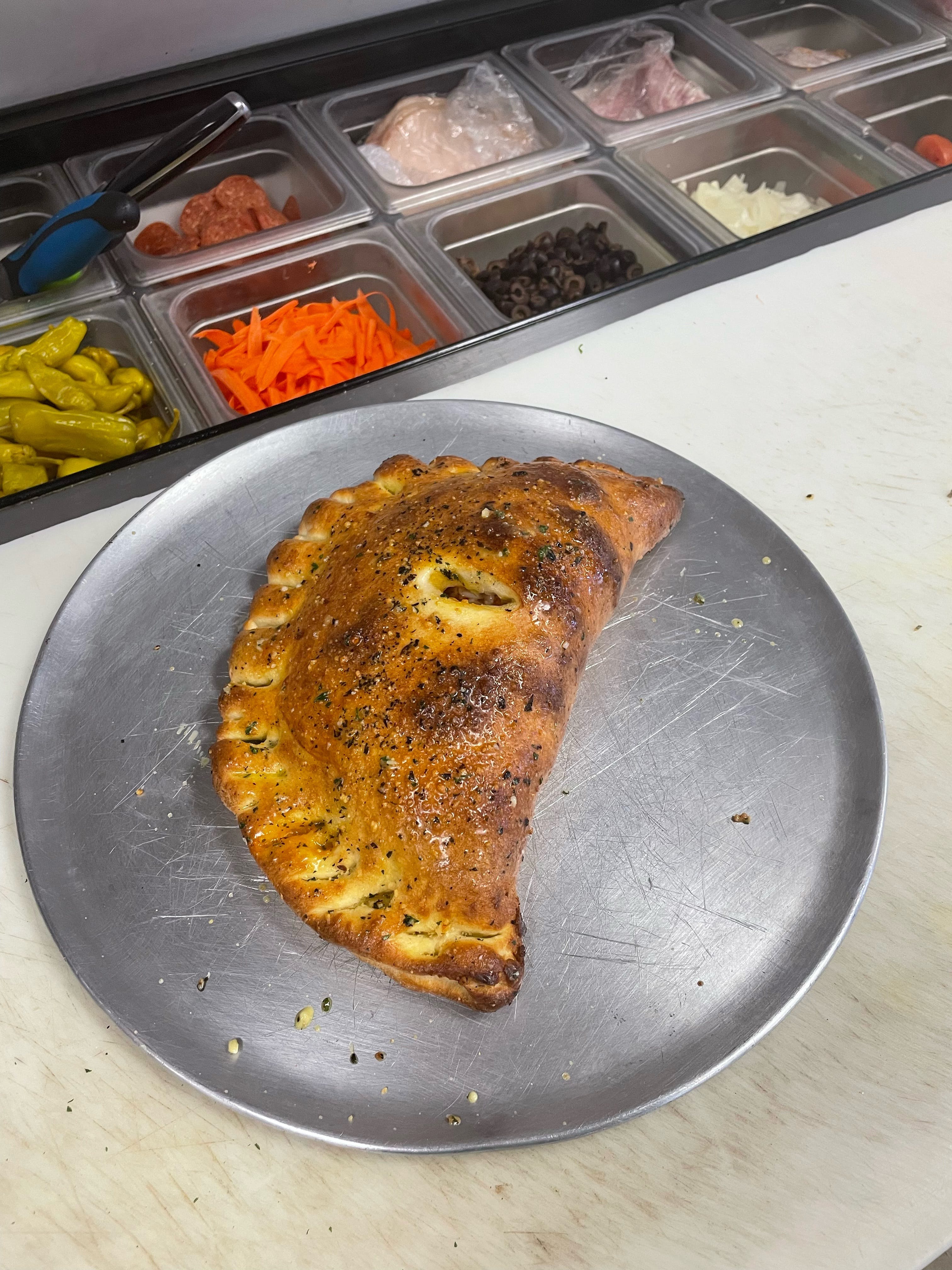 Order Calz. Plain - Calzone food online from Palermos Pizza store, Buckeye on bringmethat.com