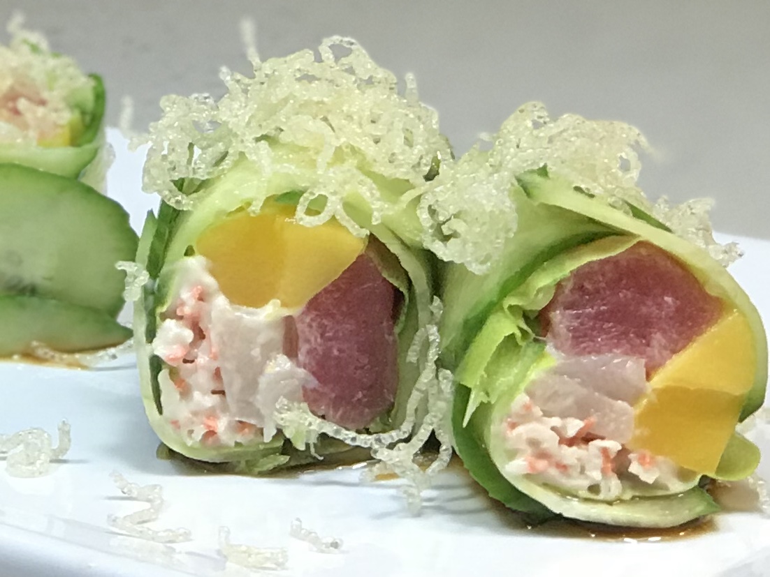 Order S7. Cucumber Sashimi food online from Shabu House store, Houston on bringmethat.com