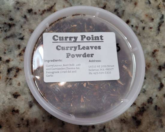 Order Curry Leaves Powder 8oz food online from Curry Point 2 Go store, Bellevue on bringmethat.com