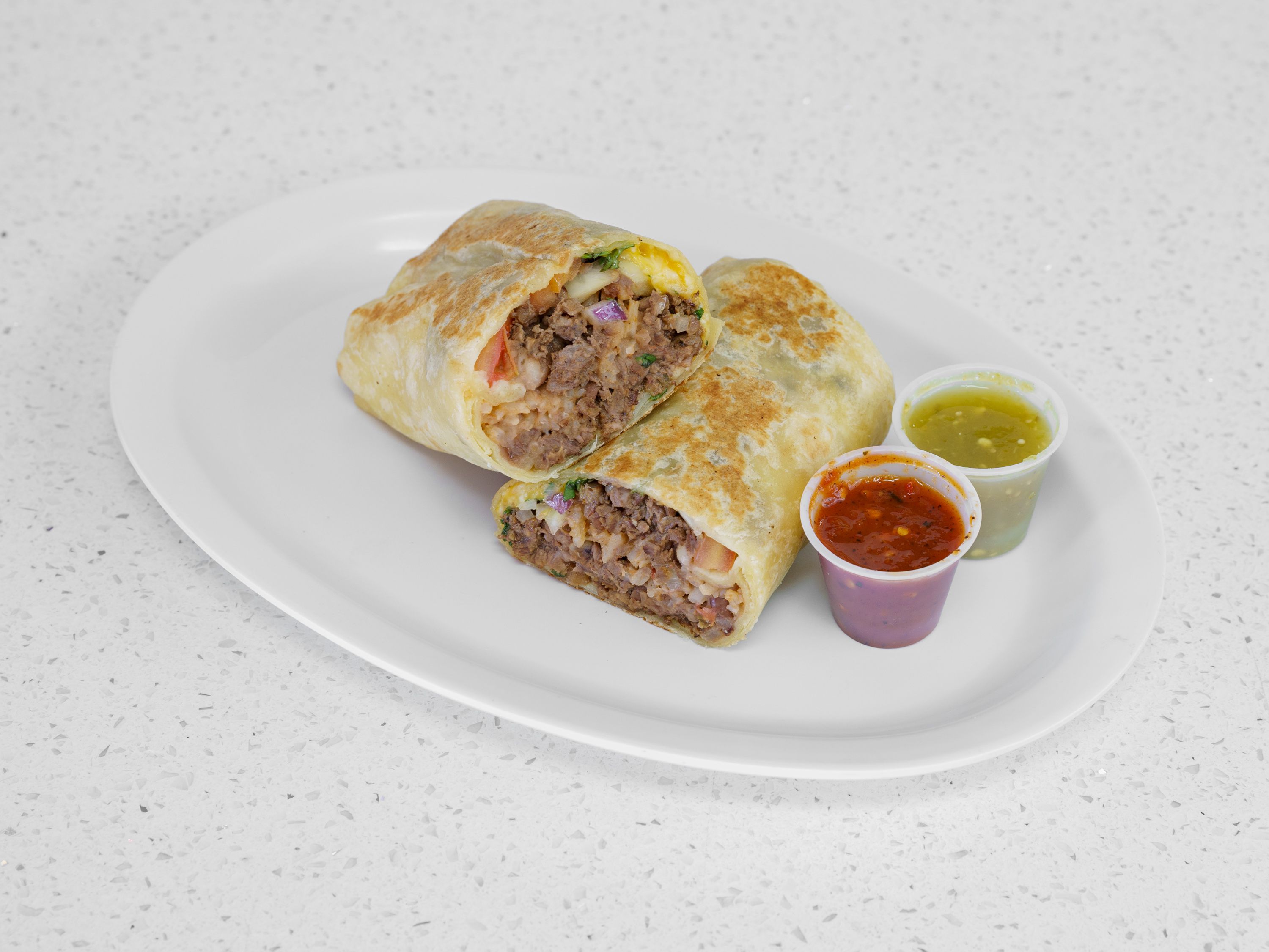 Order Carne Asada Burrito food online from Pacific Tacos store, Long Beach on bringmethat.com