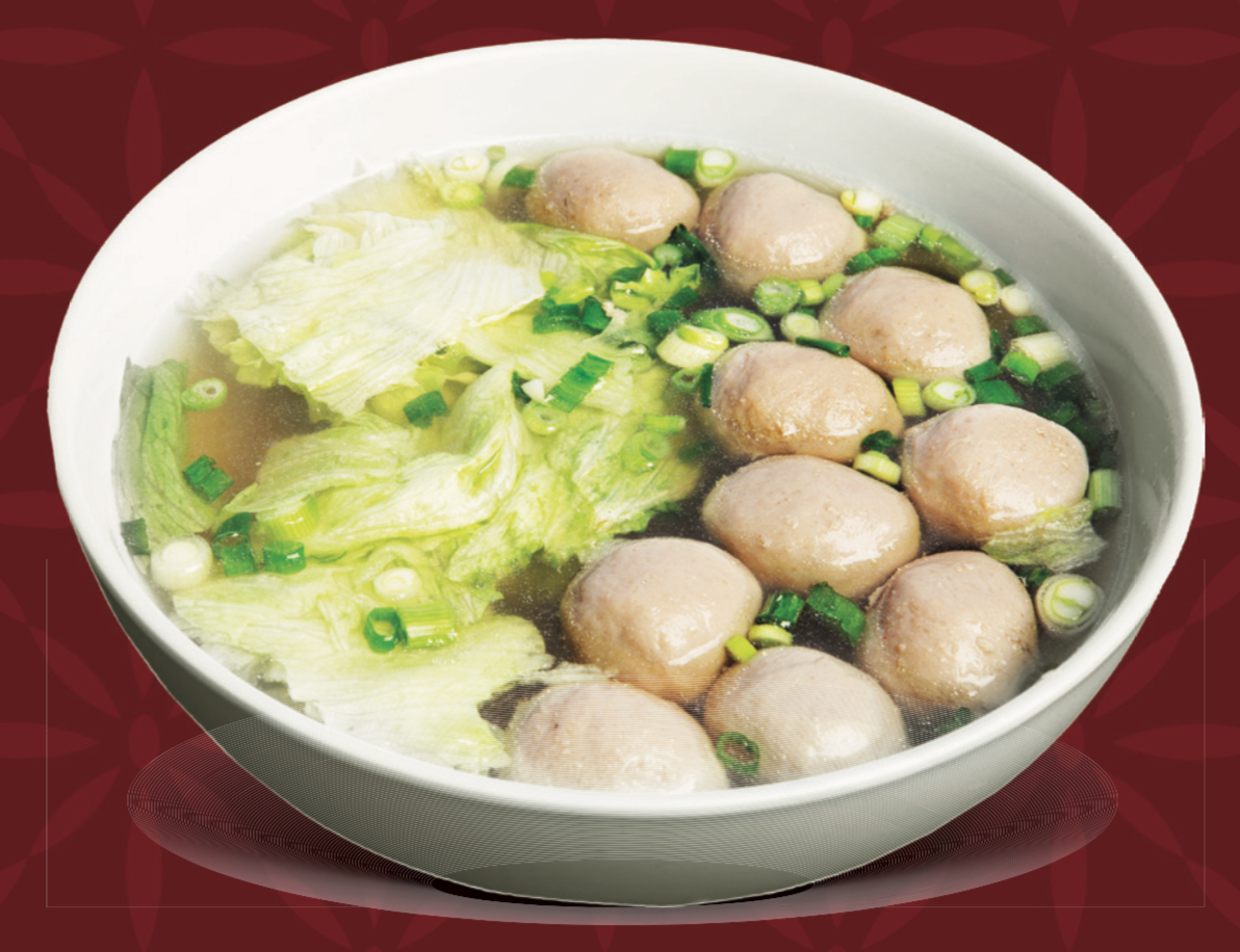 Order 16. Chiu Chow Housemade Beef Ball Soup food online from Kim Chuy Restaurant store, Los Angeles on bringmethat.com