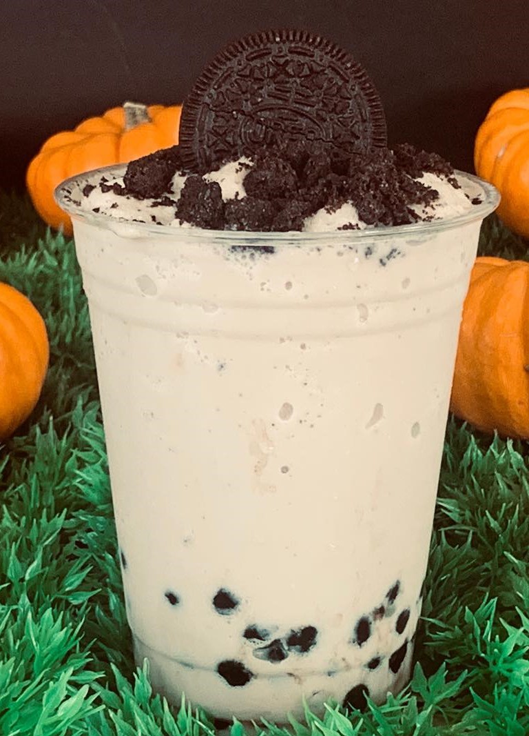 Order Cookies and Cream Frappe food online from Dtsk Boba Tea Cafe store, Ontario on bringmethat.com