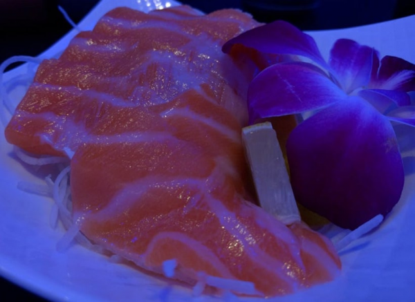 Order Salmon Sashimi food online from Fusion Izakaya 52 store, San Diego on bringmethat.com