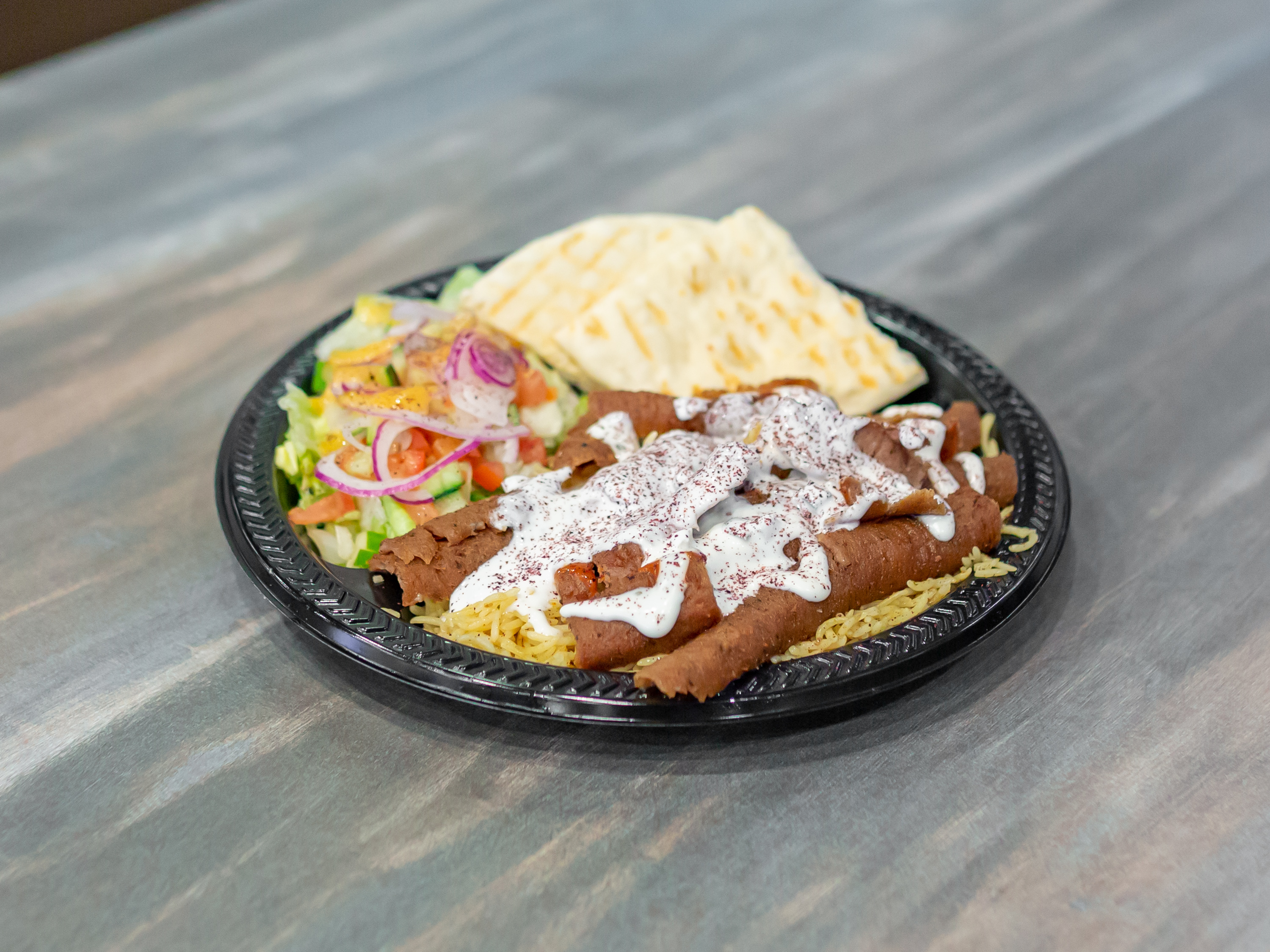Order 2. Gyro Plate food online from Gyros & Kabobs store, Sachse on bringmethat.com