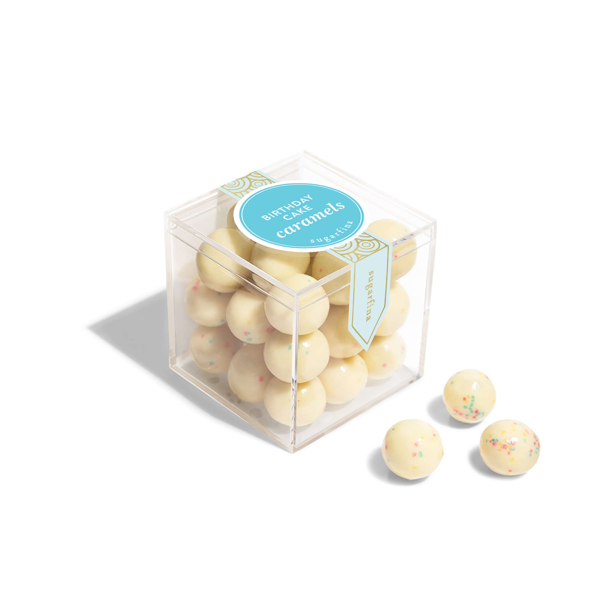 Order Birthday Cake Caramels - Small Candy Cube® food online from Sugarfina store, Los Angeles on bringmethat.com