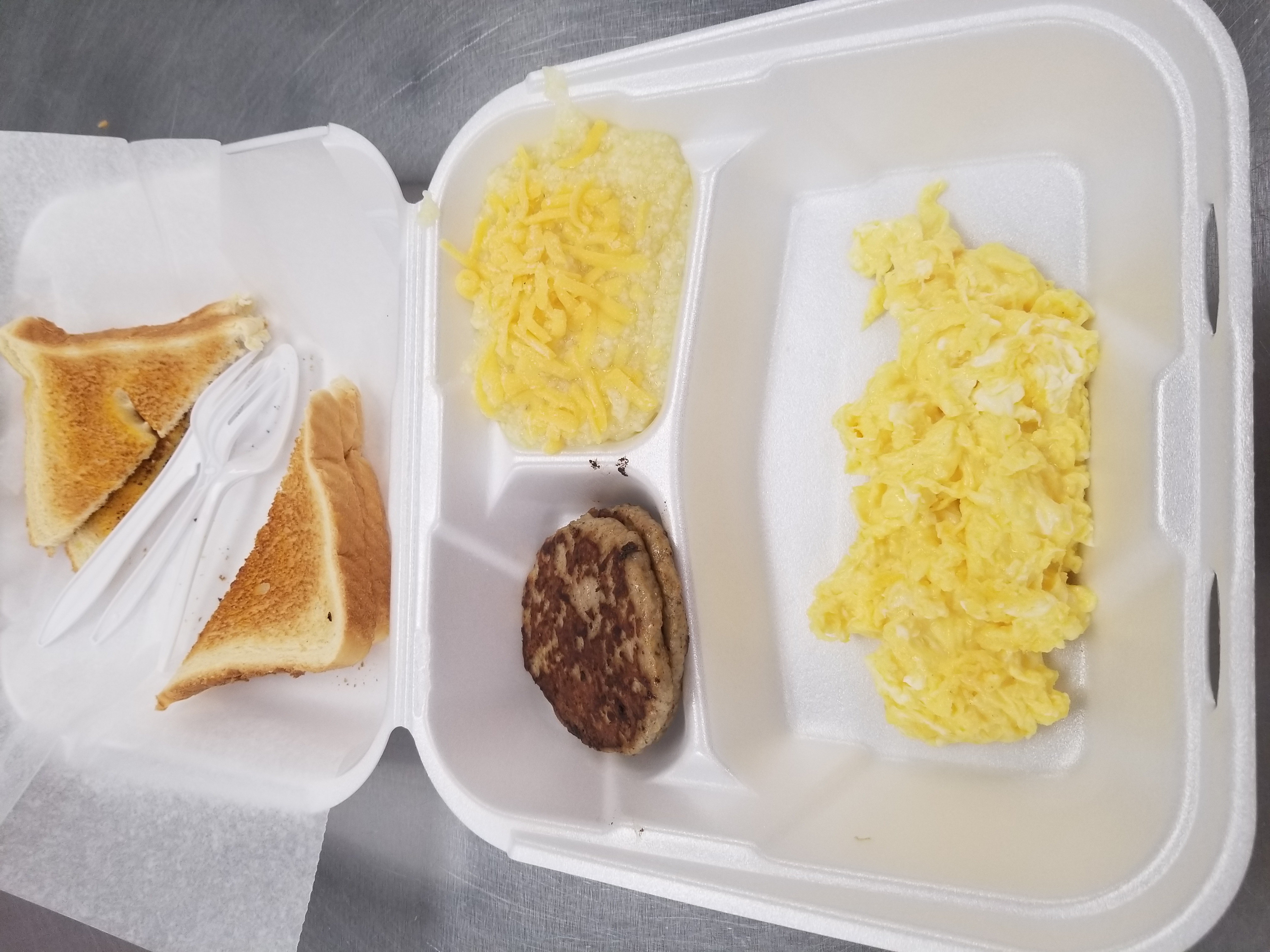 Order The Caution Breakfast food online from Grill 46 store, Durham on bringmethat.com