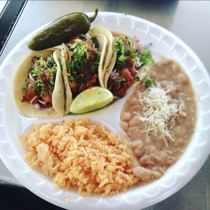 Order Taco Combo Plate food online from Burrito Barajas store, Chico on bringmethat.com