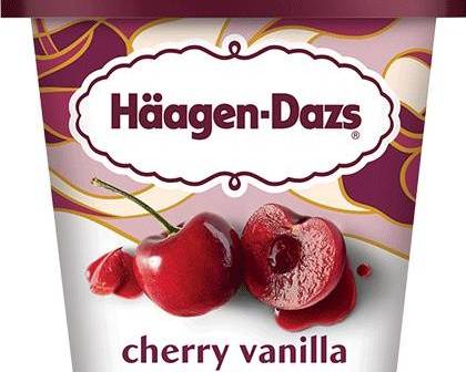 Order Haagen-Dazs Cherry Vanilla Ice cream 1 Pint  food online from Pit Stop Liquor Mart store, El Monte on bringmethat.com