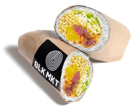 Order Pineapple Express - Burrito food online from BLK MKT Eats store, St. Louis on bringmethat.com