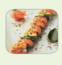 Order 9. Alaskan Roll food online from Sushi Cafe store, South Elgin on bringmethat.com