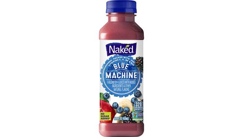 Order Naked Juice Boosted Smoothie, Blue Machine food online from Star Variety store, Cambridge on bringmethat.com