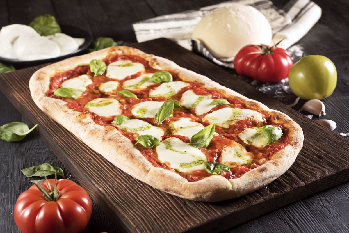 Order Margherita food online from Pats Select Pizza | Grill store, Smyrna on bringmethat.com