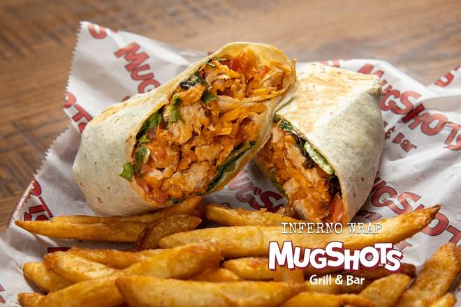 Order INFERNO WRAP food online from Mugshots Grill & Bar store, Starkville on bringmethat.com