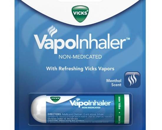Order Vick's Vapoinhaler 1ct food online from McLean Ave Pharmacy store, Yonkers on bringmethat.com