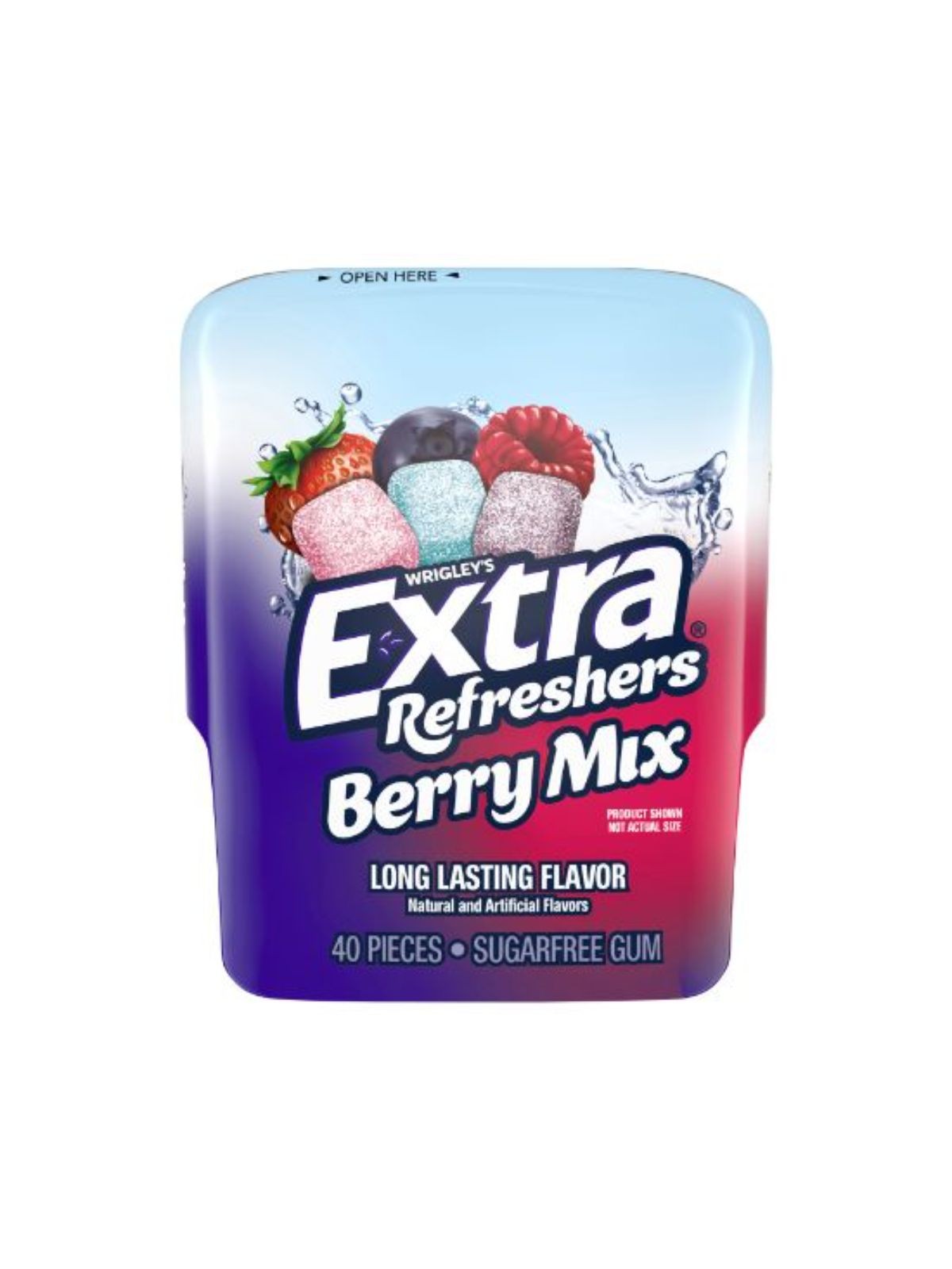 Order EXTRA Refreshers Mixed Berry Chewing Gum (40 count) food online from Stock-Up Mart store, Houston on bringmethat.com