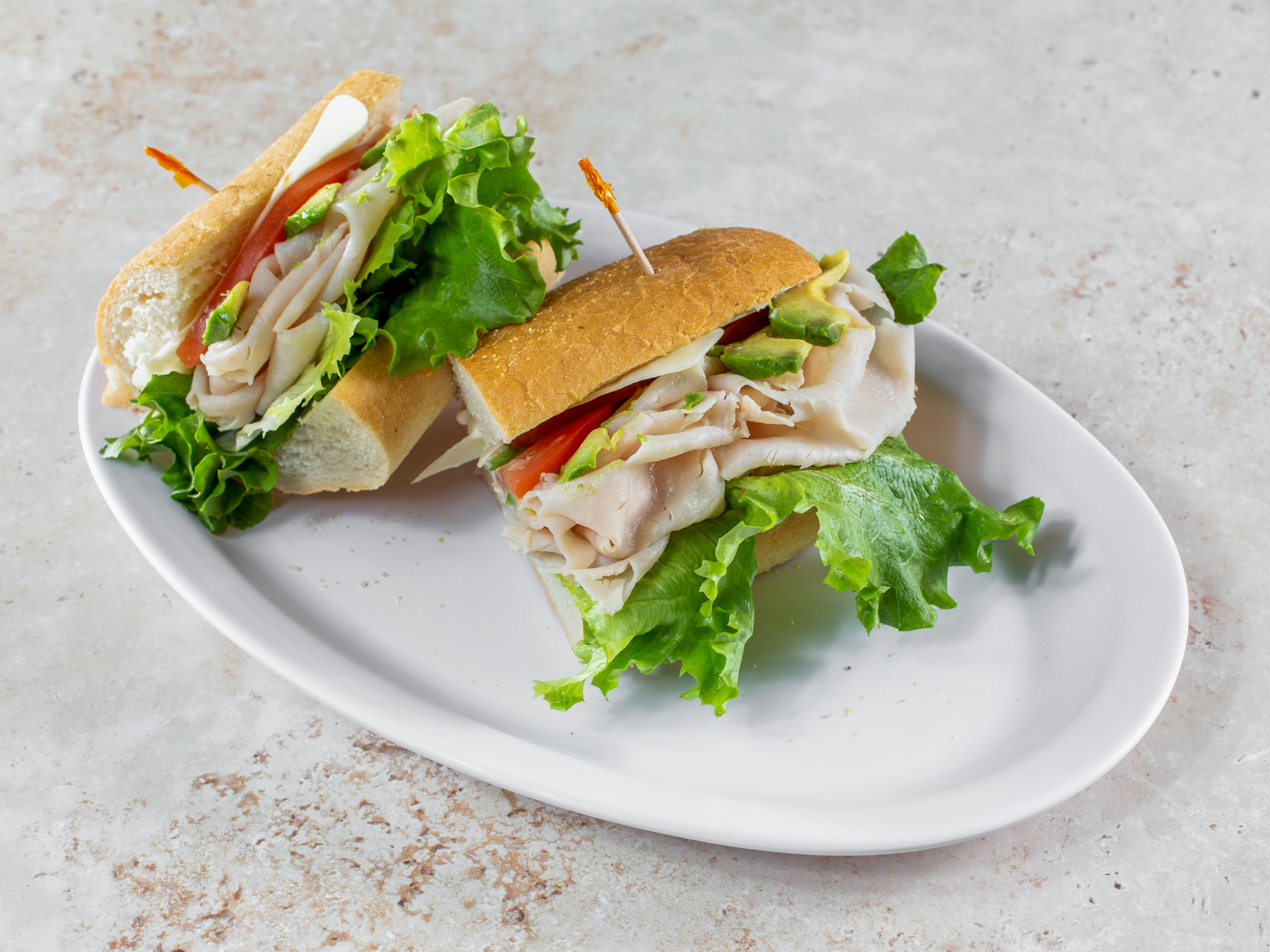 Order 8. Turkey Sandwich food online from Itz-A-Deli store, Lake Forest on bringmethat.com