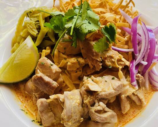 Order Khao Soi (A curry noodle from Northern Thailand) food online from Krua Thai store, San Francisco on bringmethat.com