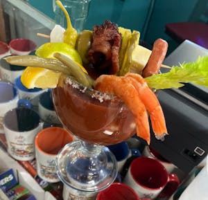 Order Bloody Mary (Shrimp) food online from Western Omelette store, Colorado Springs on bringmethat.com