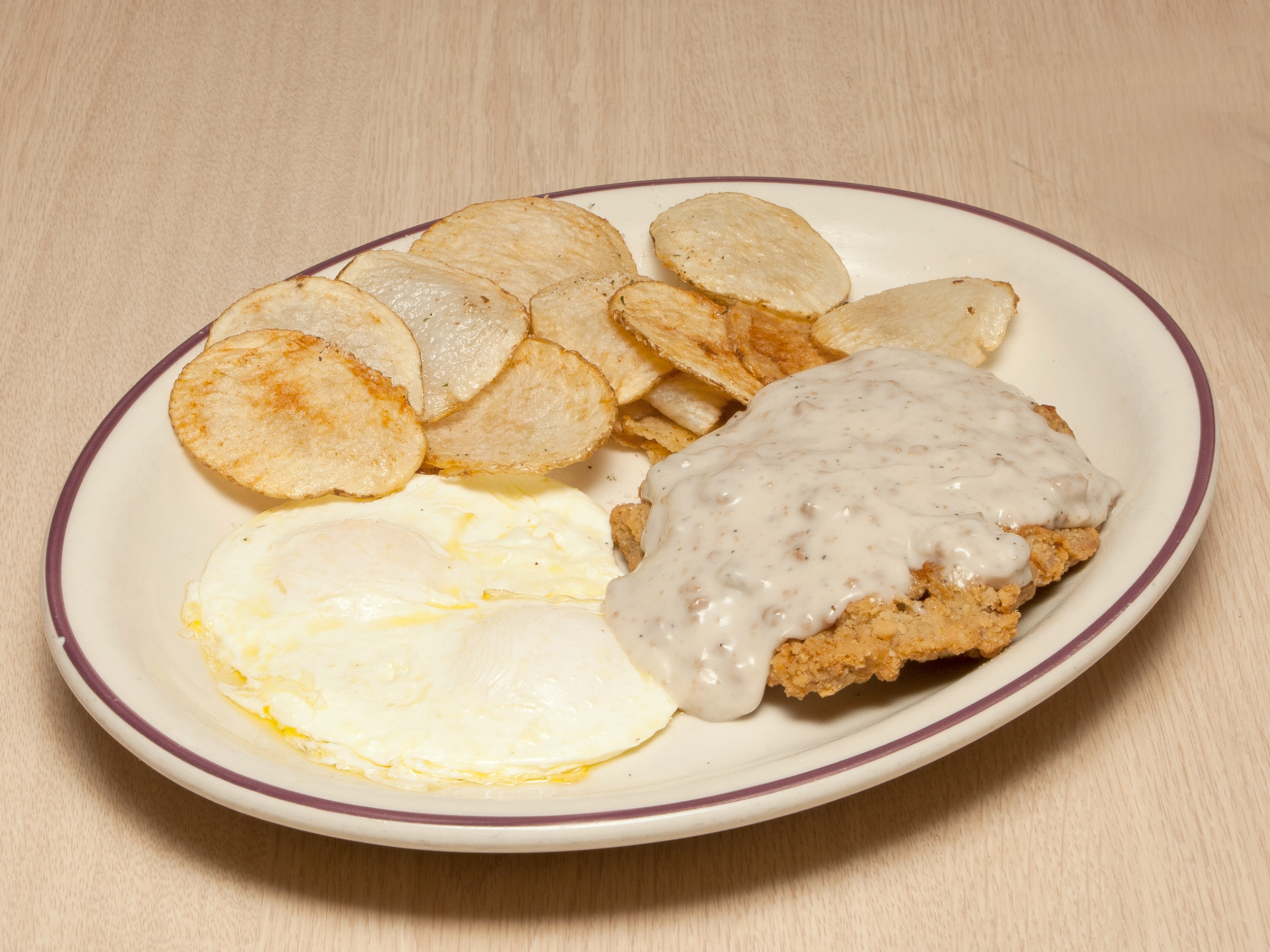 Order Country Fried Steak food online from Omelet House 50's Diner store, Las Vegas on bringmethat.com