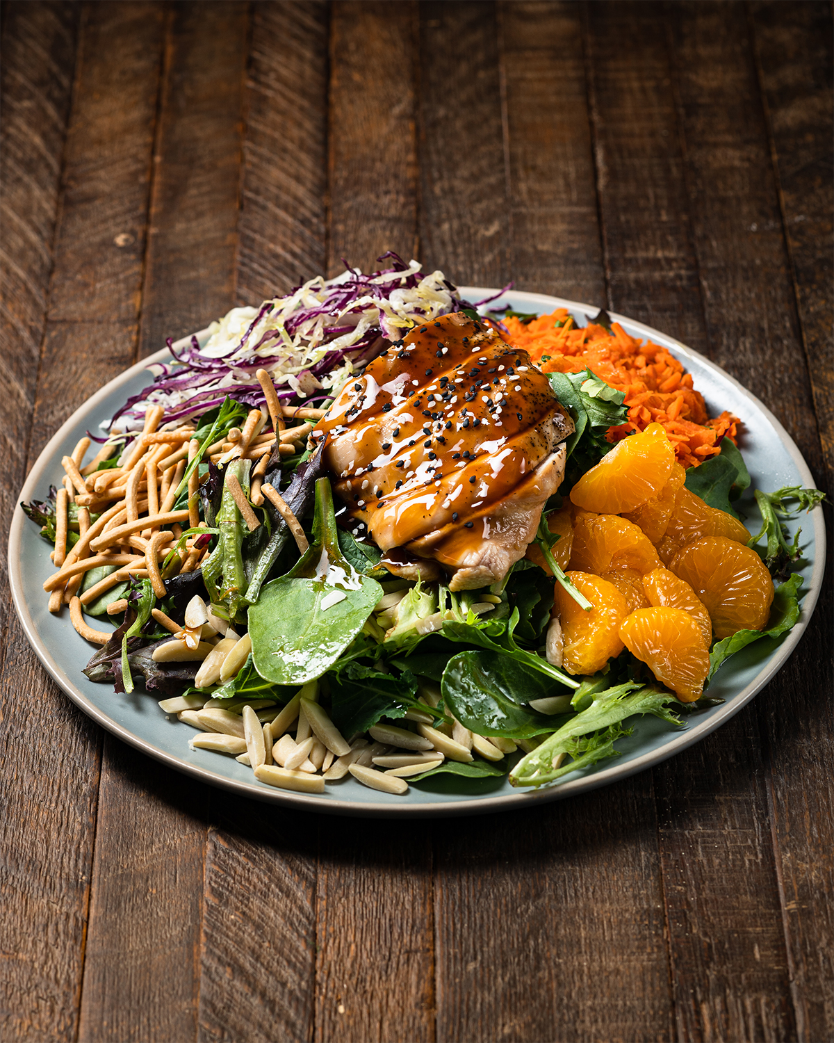 Order Asian Chicken Salad with Sesame food online from The Mindful Cafe store, Ramsey on bringmethat.com