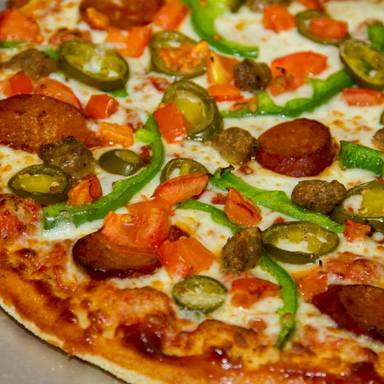 Order Mexicana Pizza food online from Papa Ray Pizza store, Daly City on bringmethat.com