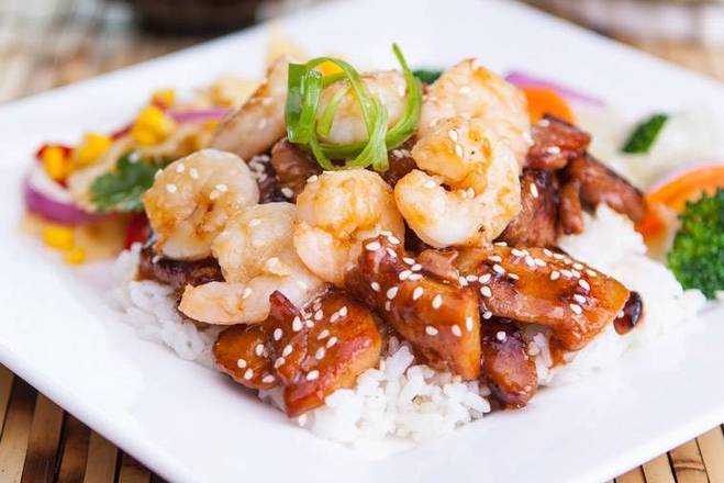 Order Chicken and Shrimp food online from Quickway Japanese Hibachi store, Pikesville on bringmethat.com
