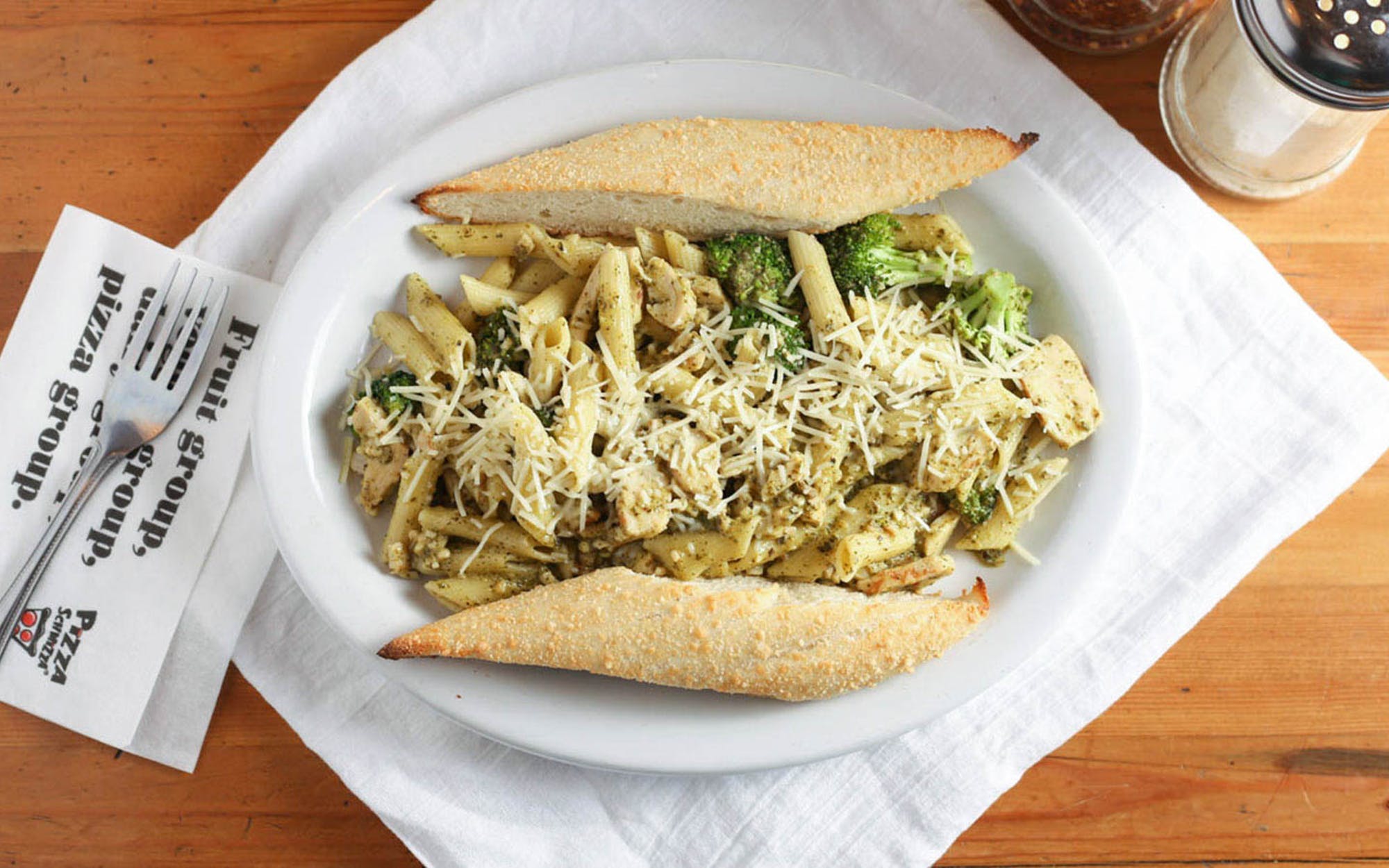 Order Frikin’ Chicken Pasta - Pasta food online from Schmizza Pub & Grub store, Beaverton on bringmethat.com