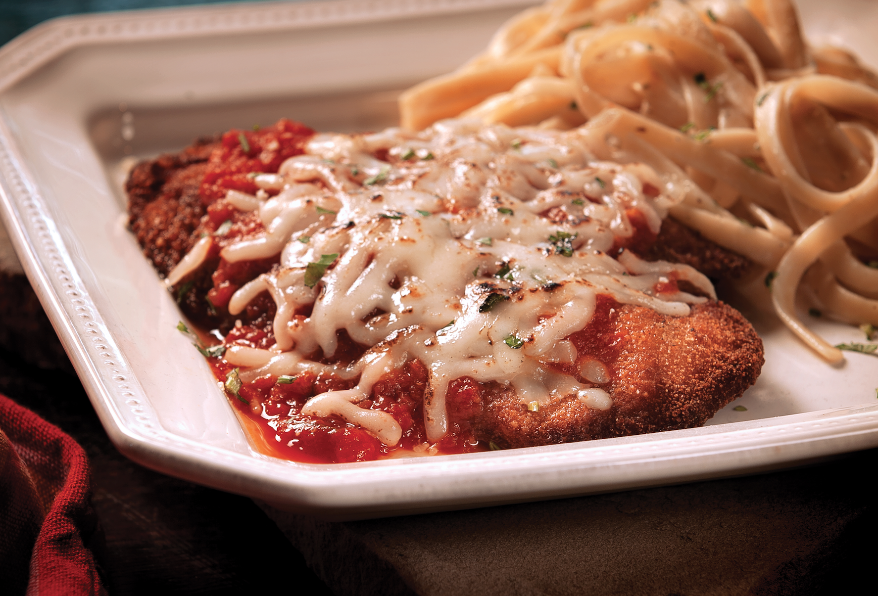 Order Chicken Parmesan food online from Russos New York Pizzeria store, Richmond on bringmethat.com