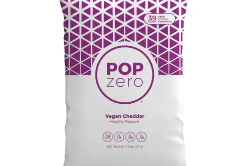 Order Pop Zero - PopCorn - White Cheddar - Vegan - 5 Oz food online from Luv Mart store, Santa Cruz on bringmethat.com