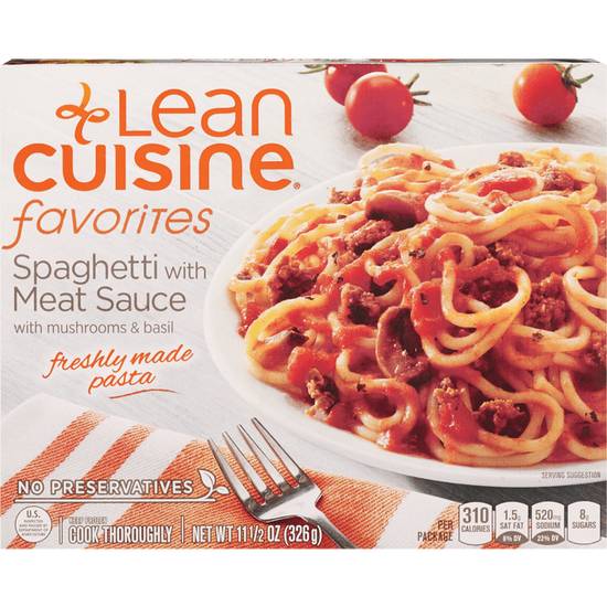 Order Lean Cuisine Favorites Frozen Spaghetti With Meat Sauce food online from Cvs store, SAINT CLAIR SHORES on bringmethat.com