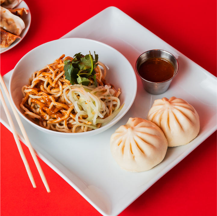 Order 2 Bao + Noodle Salad food online from Wow Bao store, Chicago on bringmethat.com