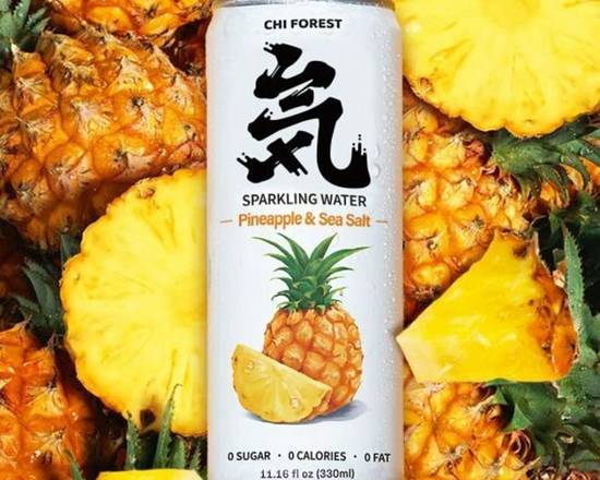 Order Pineapple & Seasalt Genki Sparking Water food online from TokyRoll Sushi & Poke store, Salem on bringmethat.com