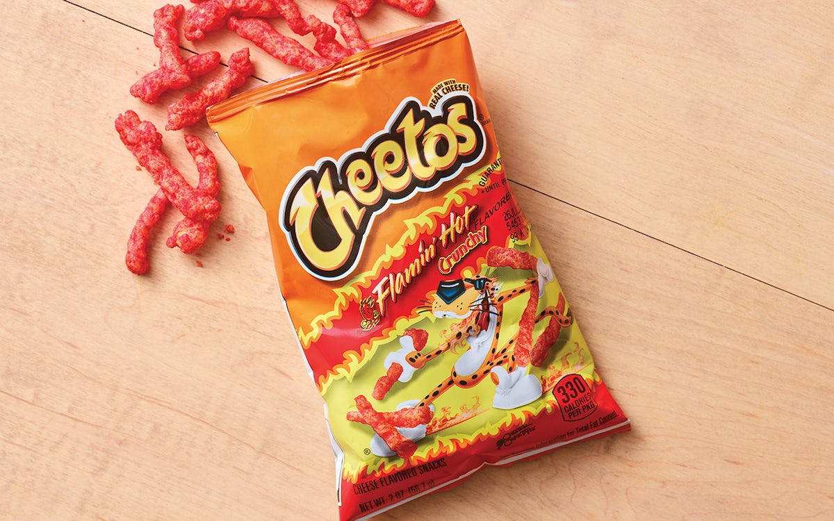 Order Cheetos® Flamin' Hot® Crunchy Snack Bag food online from Applebee store, Utica on bringmethat.com