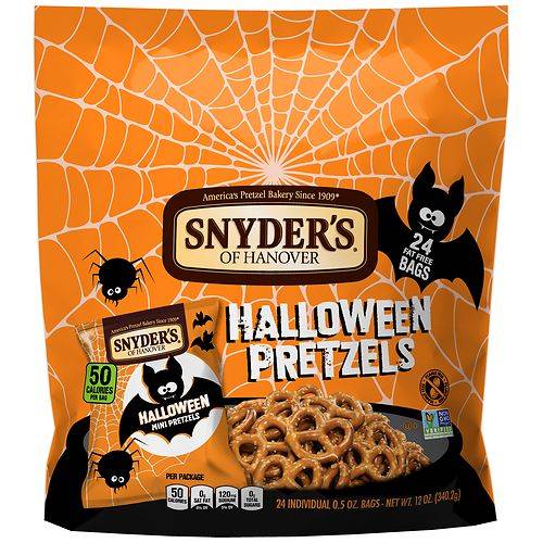 Order Snyder's Halloween Pretzels Trick or Treat Bags Cheddar - 8.0 oz food online from Walgreens store, OLNEY on bringmethat.com