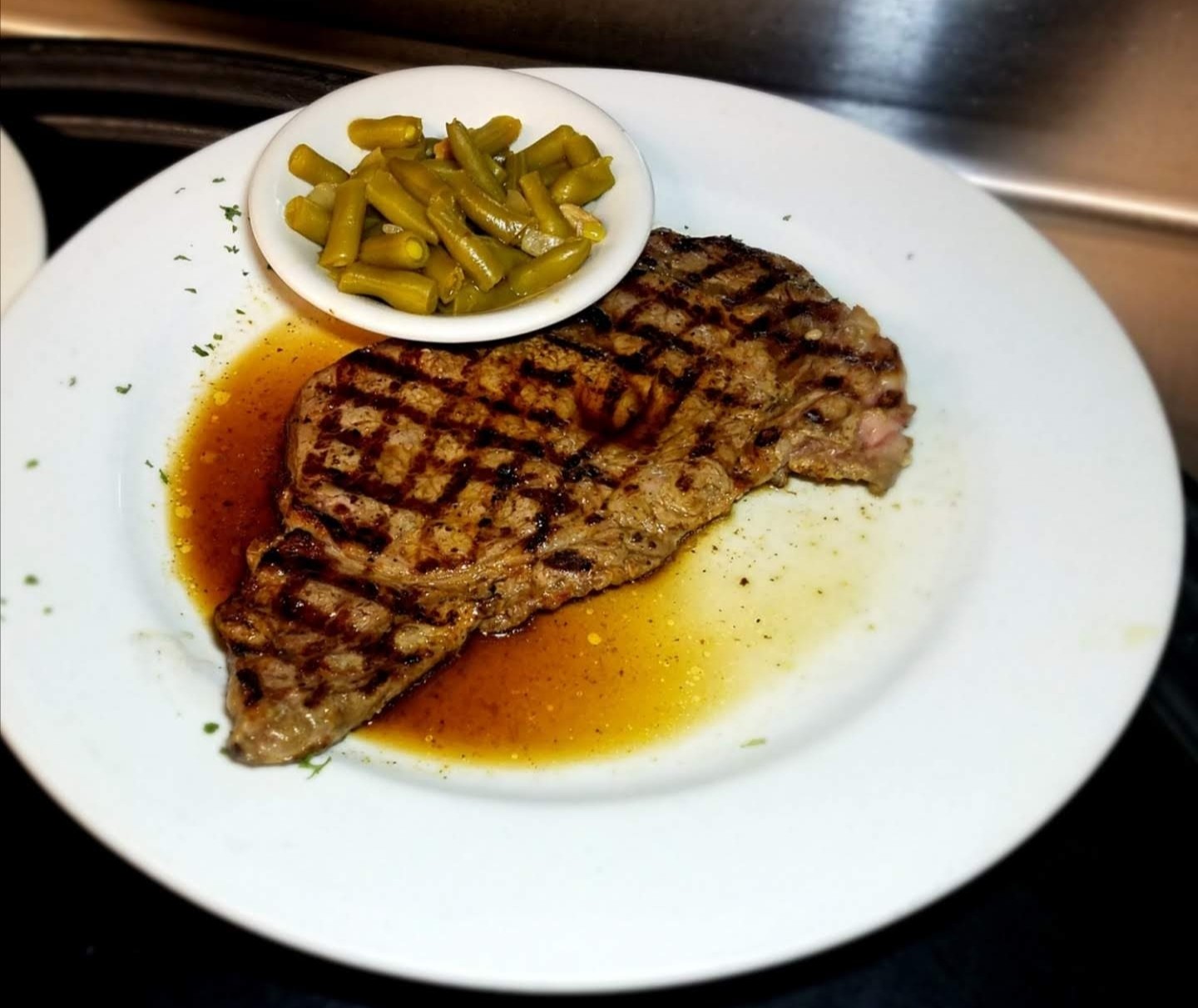 Order Ribeye Steak food online from Diamonds Family Restaurant store, Decatur on bringmethat.com
