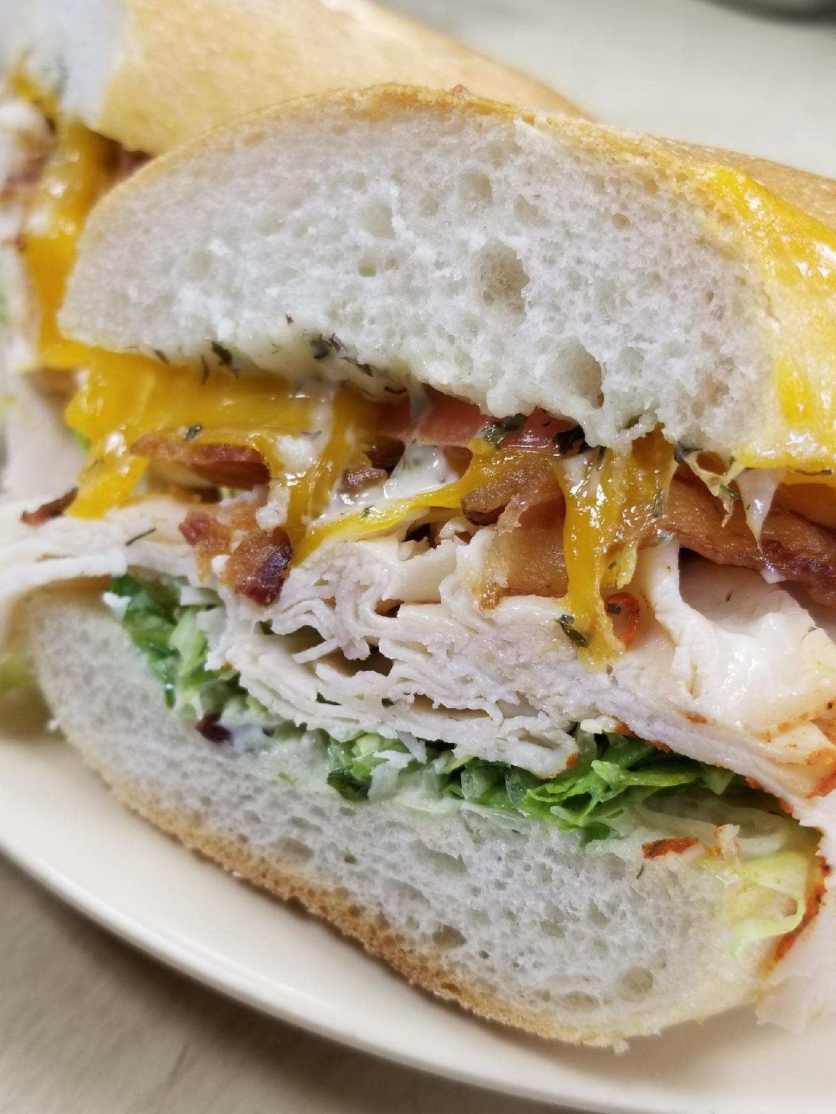 Order R.   Sliced Chicken breast and Bacon food online from Catered Affair - Sandwich Station store, Hillsborough on bringmethat.com